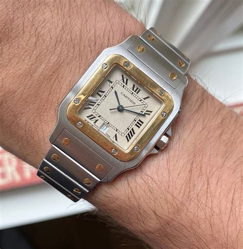 buy vintage santos cartier men|cartier santos extra large.